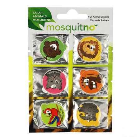 Mosquitno Spotz 6 Citronella Stickers Safari 1  -  Mosquitno