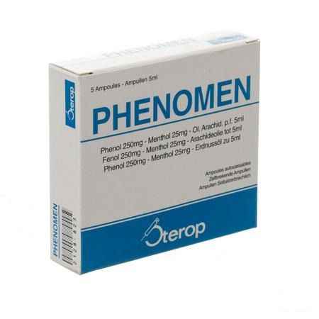 Phenomen Ontsmettingsoplossing Ampullen 5x5 ml  -  Sterop
