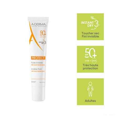 Aderma Protect Fluide Invisible 40 ml  -  Aderma