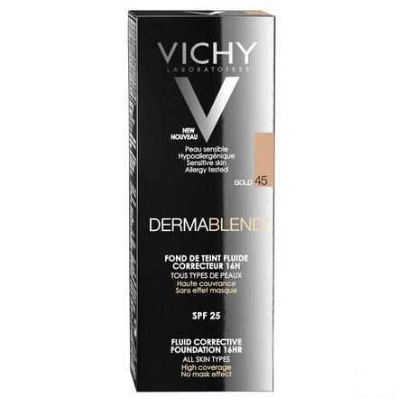 Vichy Fdt Dermablend Fluide 45 Gold 30 ml  -  Vichy
