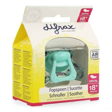 Difrax Fopspeen Sil Dental Xtr Sterk + 18m 342  -  Difrax
