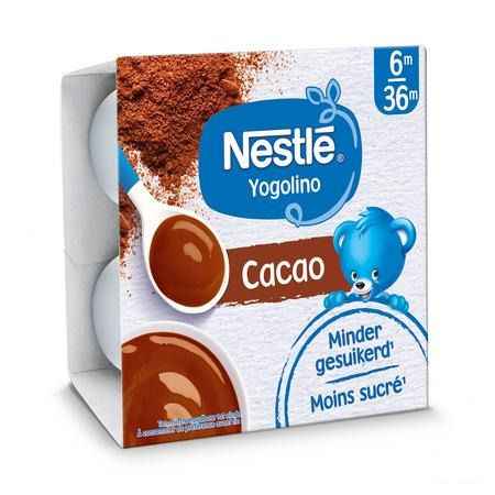 Nestle Yogolino Dessert Chocolade Pot 4x100 gr  -  Nestle