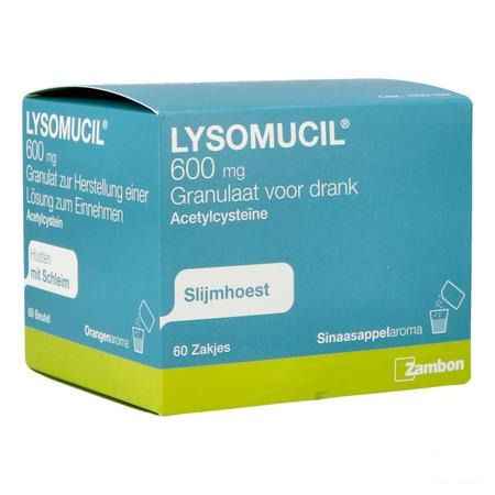 Lysomucil 600 Gran Zakjes 60 X 600 mg