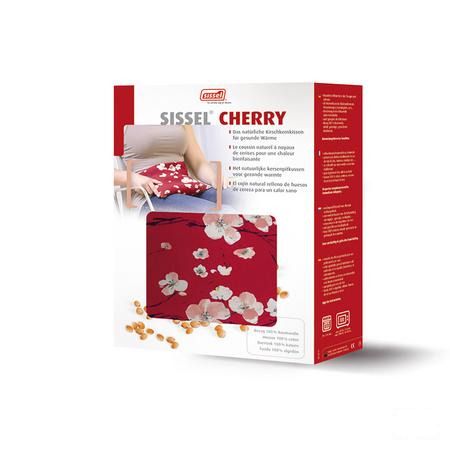 Sissel Cherry Coussin Noyaux Cerise 23x26cm Motifs  -  Sissel