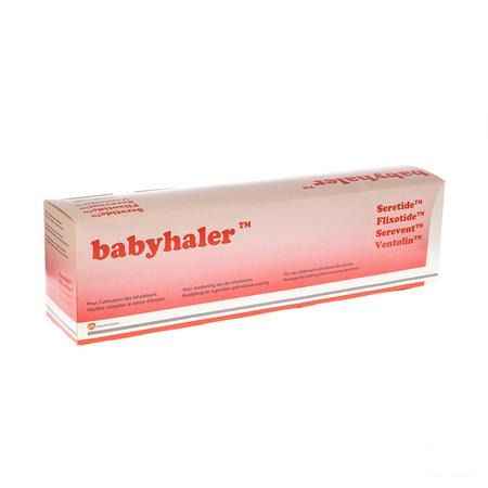 Babyhaler Inhalatiekamer + masker Baby 2 Kleppen