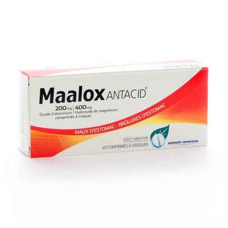 Maalox Antacid 200/400 Tabletten 40
