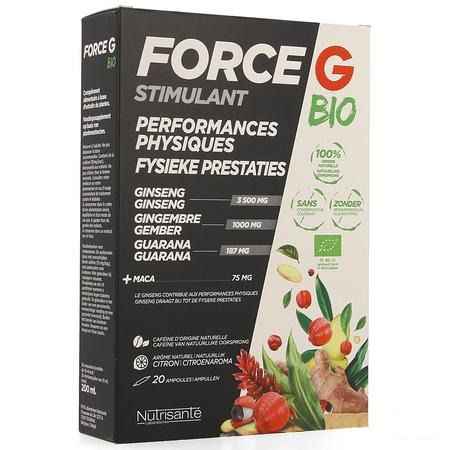 Force G Stimulant Bio Ampullen 20  -  Nutrisante