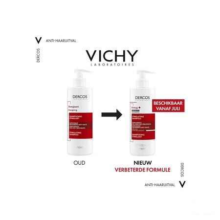 Vichy Dercos Energy Shampoo 400 ml  -  Vichy