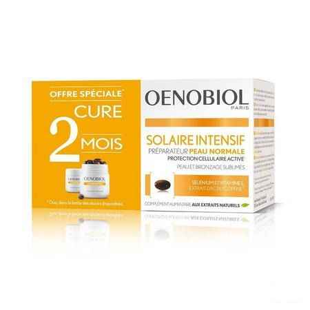 Oenobiol Solaire Intensif Kuur Normale Huid 2x30 Capsule