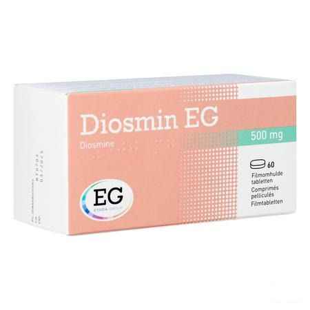 Diosmin Eg 500 mg Comp Pell 60  -  EG