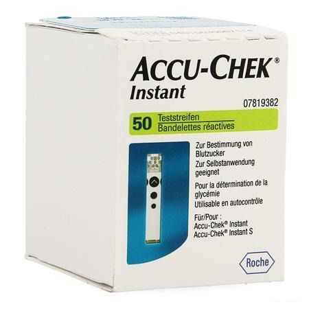 Accu Chek Instant Tests 50 Bandelettes  -  Roche Diagnostics