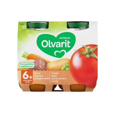 Olvarit Tomate Boeuf Pmdt Carotte 2x200 gr 6m06  -  Nutricia