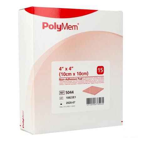 Polymem Quadrafoam Niet-klevend 10,1cmx10,1cm 15  -  Hospithera