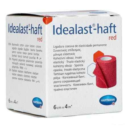 Idealast-haft Rood 6cmx4m 1 P/s  -  Hartmann
