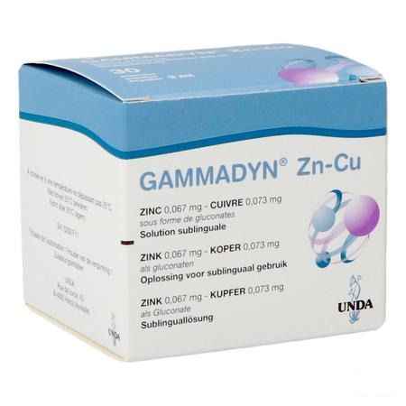 Gammadyn Ampullen 30 X 2 ml Zn-cu  -  Unda - Boiron