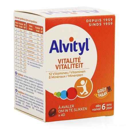 Alvityl Vitalite Comprimes 40  -  Urgo Healthcare