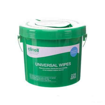 Clinell Universal Wipes Bucket 225 St  -  Dialex Biomedica