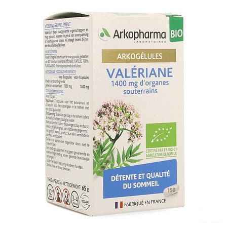 Arkogelules Valeriane Bio Caps 150 Nf  -  Arkopharma