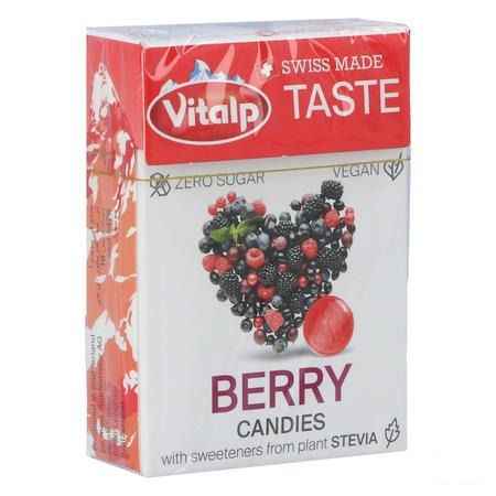 Vitalp Bonbon Baies Rouges S/Sucre Stevia 25 g