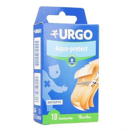 Urgo Aqua Protect Wasbaar Verband 100x60mm 10  -  Urgo Healthcare