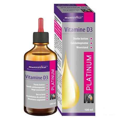 Mannavital Vitamine D3 Platinum Druppels 100 ml