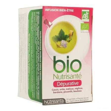 Infusie Bio Bloedzuiverend Zakje 20  -  Nutrisante