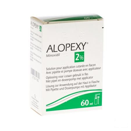 Alopexy 2 % Liquid Flacon Plast et 1x60 ml