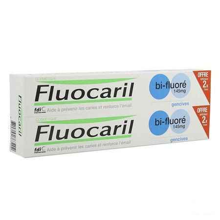 Fluocaril Dentifrice Bi-Fluore 145 Gencives 2X75 ml