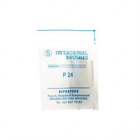 Proximal Tandenborstel M/heft Cylindrisch Breed 5 P24  -  Deprophar