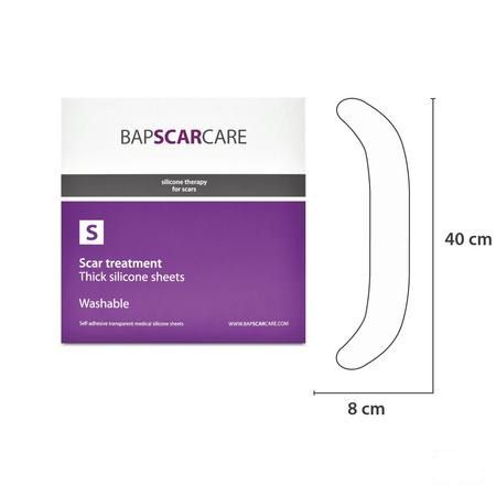 Bap Scar Care S Silicoonverb Adhesive 4x40cm 2 Stuks  -  Bap Medical