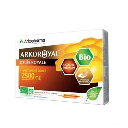 Arkoroyal Bio 2500 mg Amp 20  -  Arkopharma