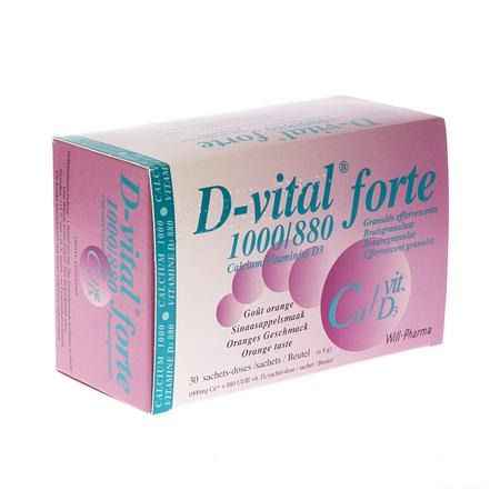 D Vital Forte Sinaas 1000/880 Zakje 30  -  Will Pharma