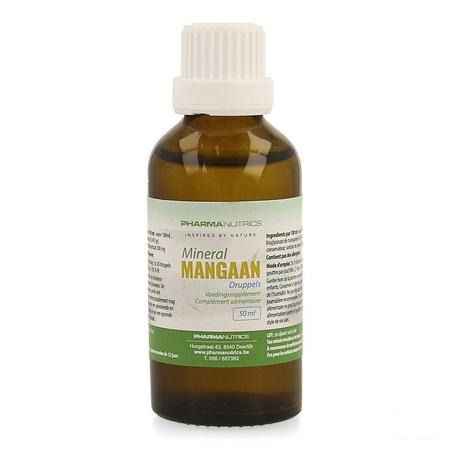 Mangaan Druppels 50ml Pharmanutrics  -  Pharmanutrics