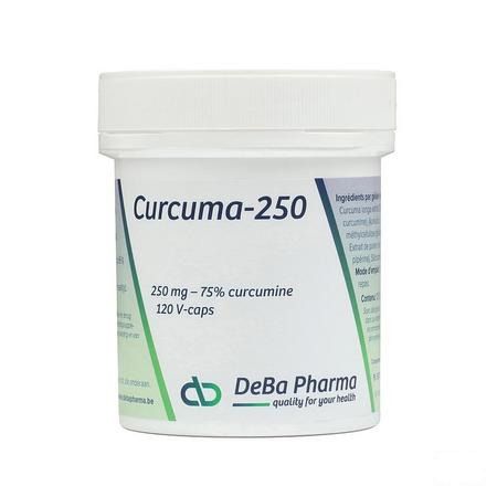 Curcuma-250 Capsule 120  -  Deba Pharma