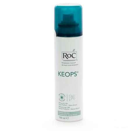Roc Keops Deo Spray Sec sans alc sans parf Pn 150 ml  -  Roc
