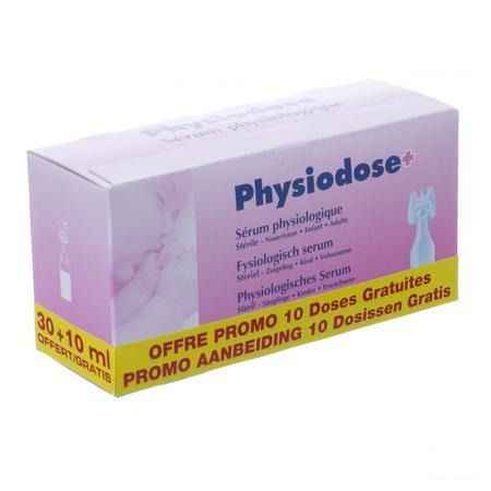 Physiodose Serum Fysio Ud Ster 30 + 10 X5 ml