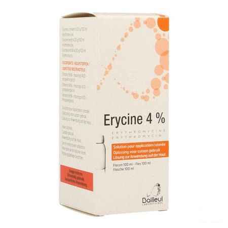 Erycine 4 % Oplossing Application Cutanee 100 ml