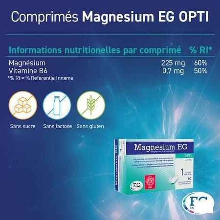 Magnesium Opti Eg 225 mg Tabletten 60  -  EG
