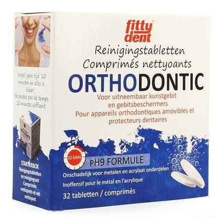 Fittydent Orthodontic Reiniging Bruistabletten 32  -  I.D. Phar