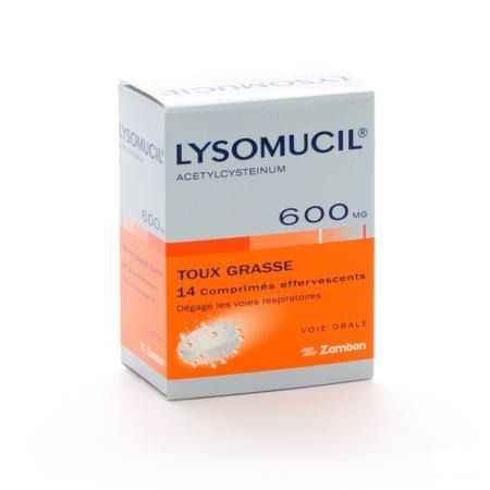 Lysomucil 600 Comprimes Effervescents 14 X 600 mg