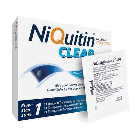 Niquitin Clear Patches 21 X 21 mg