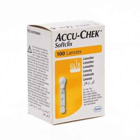 Accu Chek Softclix Lancet 100 3307506001  -  Roche Diagnostics