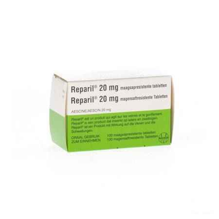 Reparil Comprimes Gastroresist 100 X 20 mg