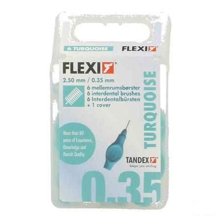 Flexi Turquoise Brossette Extra Micro Fine 6  -  Deprophar