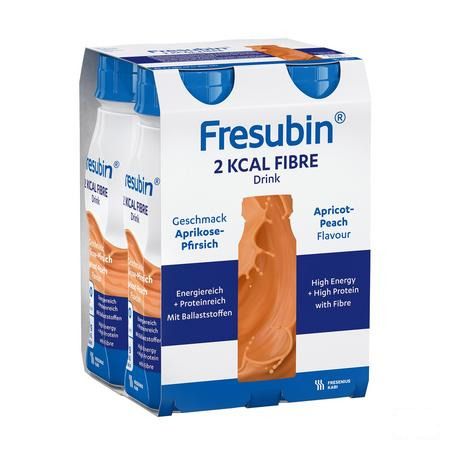 Fresubin 2kcal Fibre Drink Peche-abric.easy4x200 ml  -  Fresenius