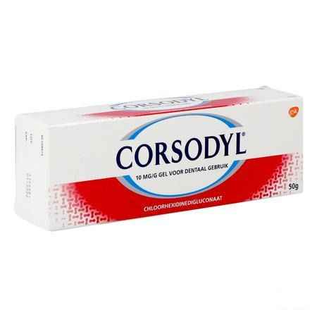 Corsodyl 10 mg/g Tandgel Tube 50 gr