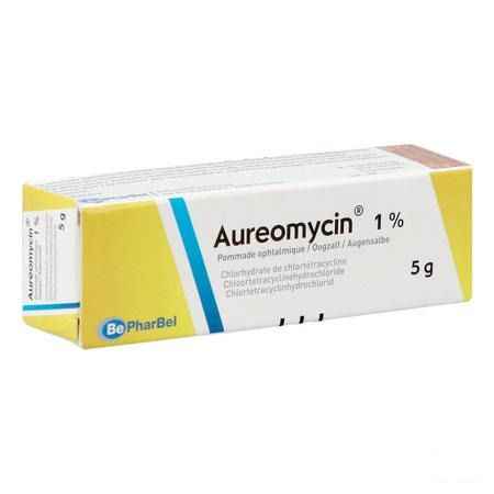 Aureomycine Unguentum Opticum 1 X 5 gr 1% 