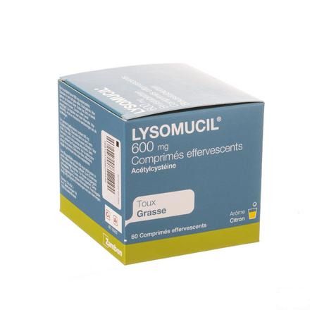 Lysomucil Bruistabl. 600 mg 60