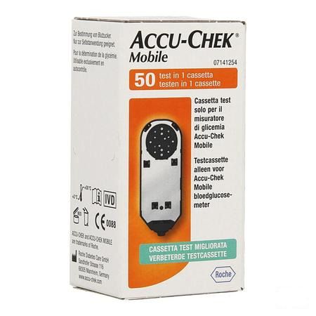 Accu Chek Mobile Test Cassette 50 Tests 7141254171  -  Roche Diagnostics