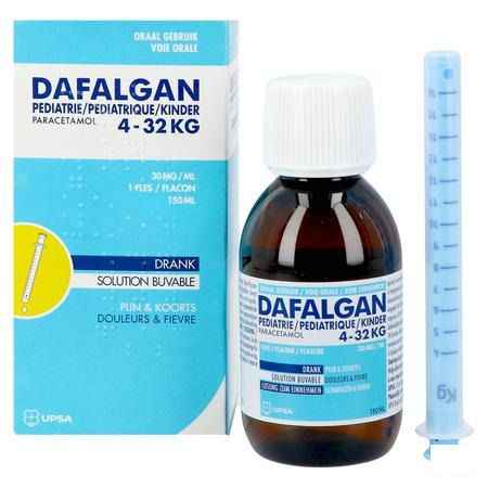 Dafalgan Pediatrie 30 mg/ml Solution Buv. 150 ml